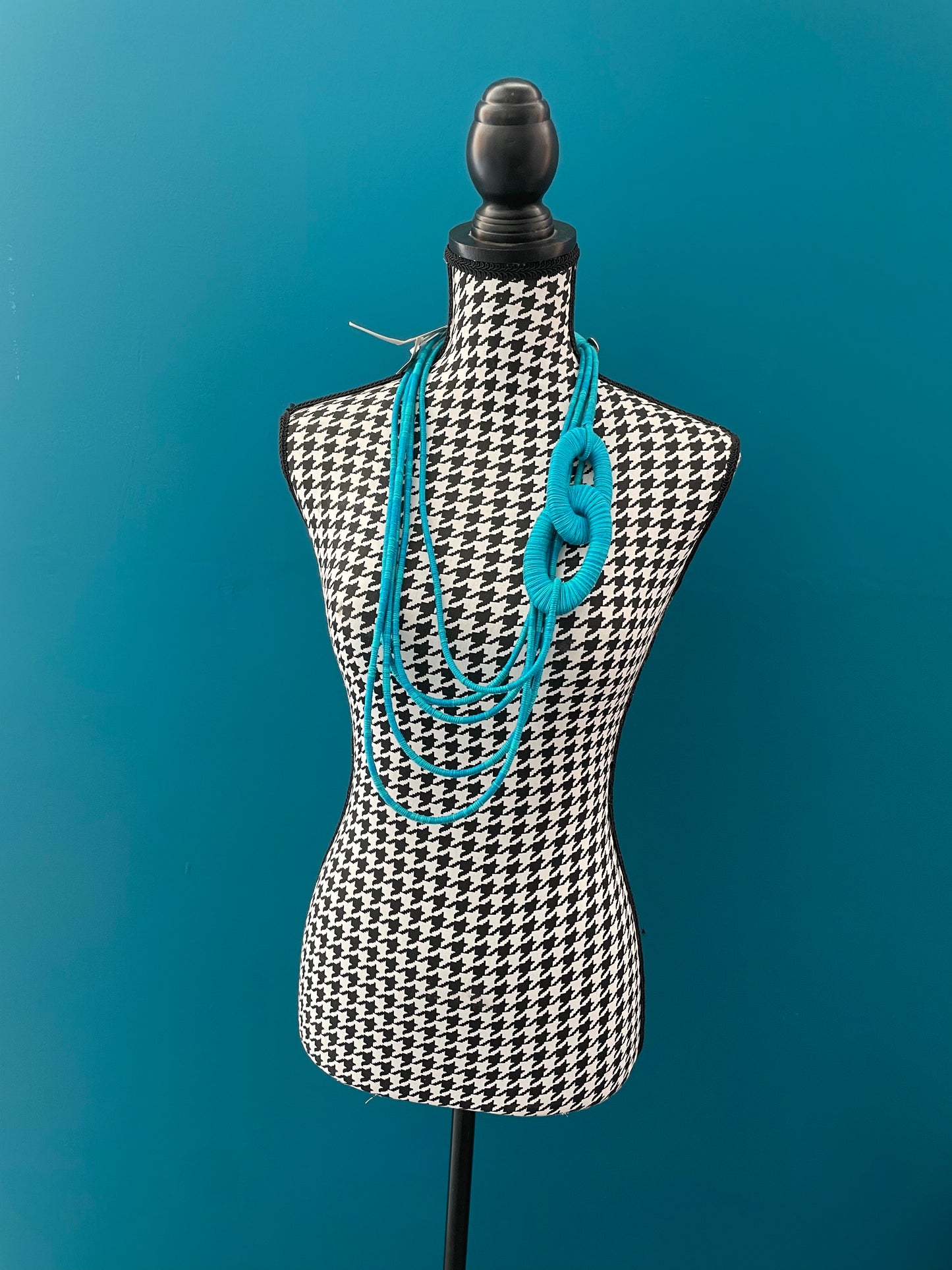 5 Ring Hanging Necklace
