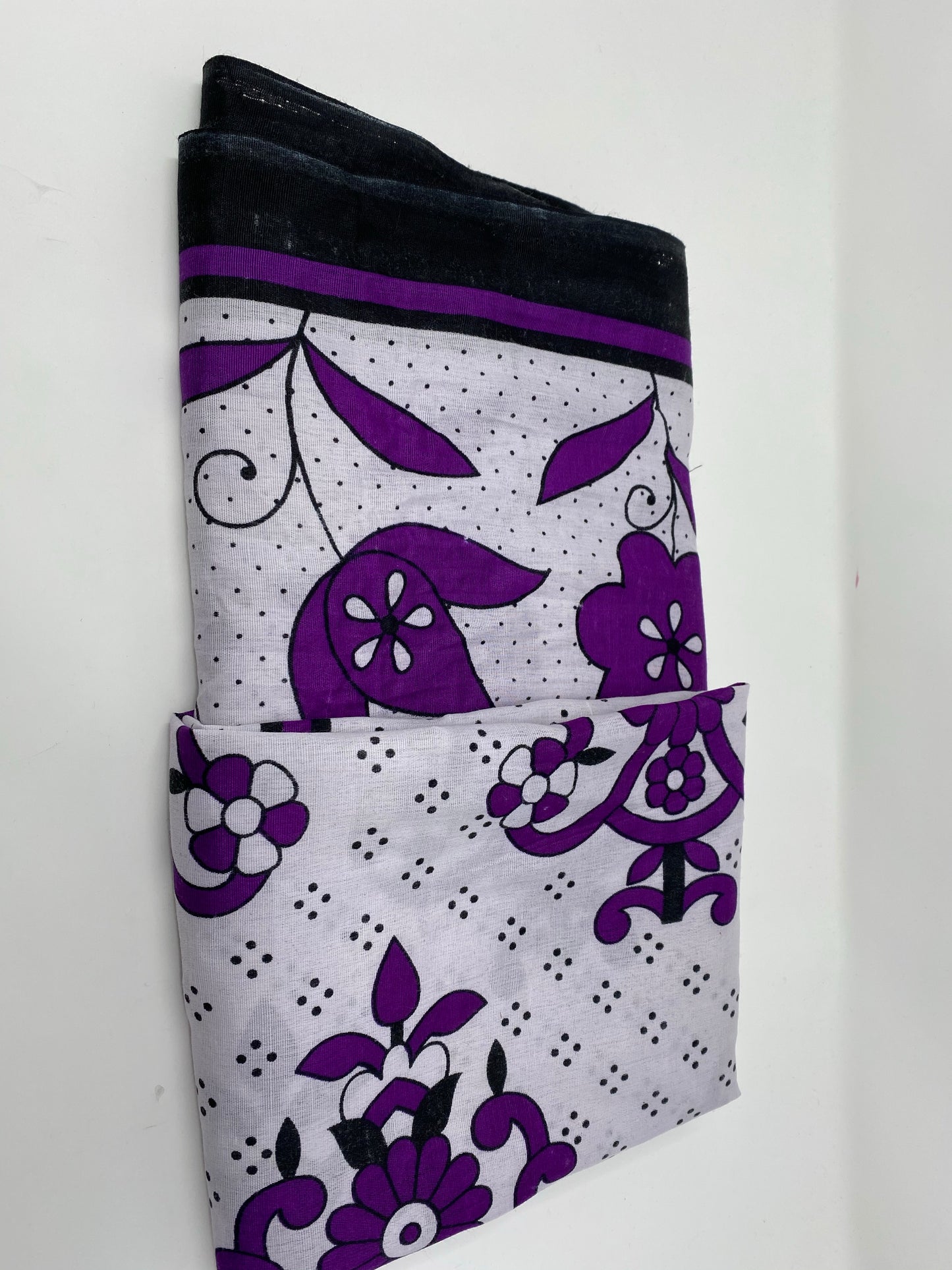 BabyMwana Kanga/Lesso White purple