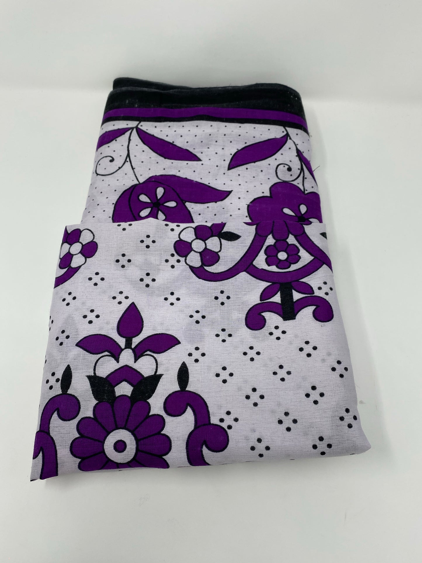 BabyMwana Kanga/Lesso White purple