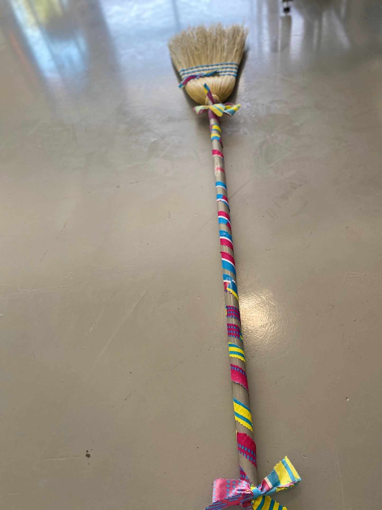 Wedding broom (broom, fabric & design)