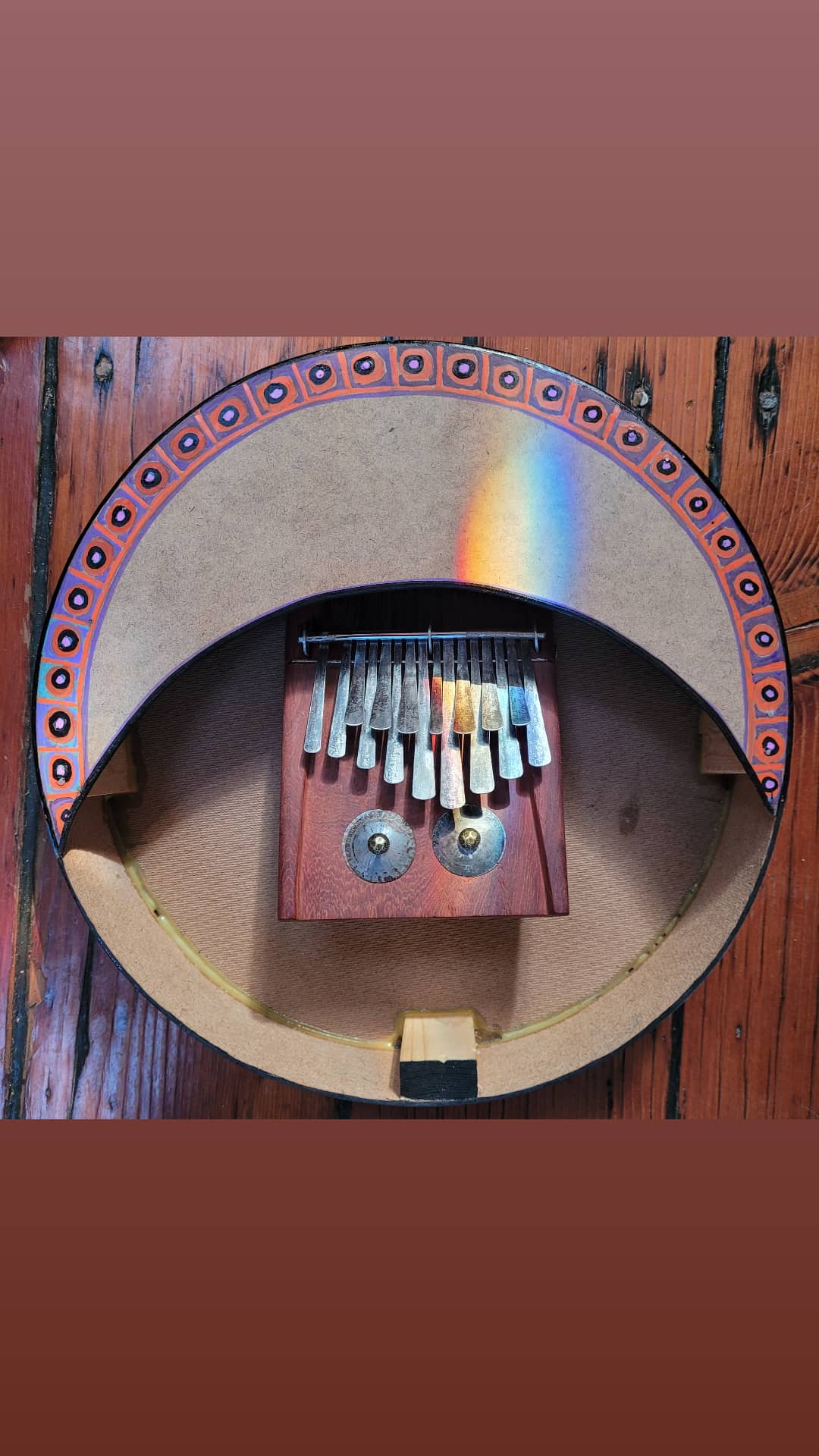 Nyunga Nyunga Mbira (thumb piano with resonator)