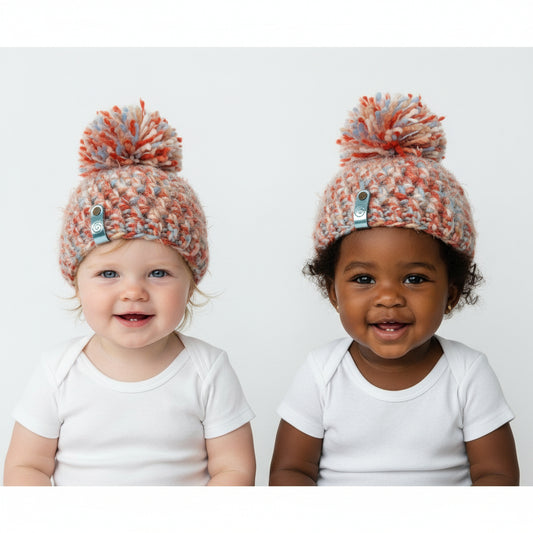 BabyMwana wool hat (3mos - 1year)