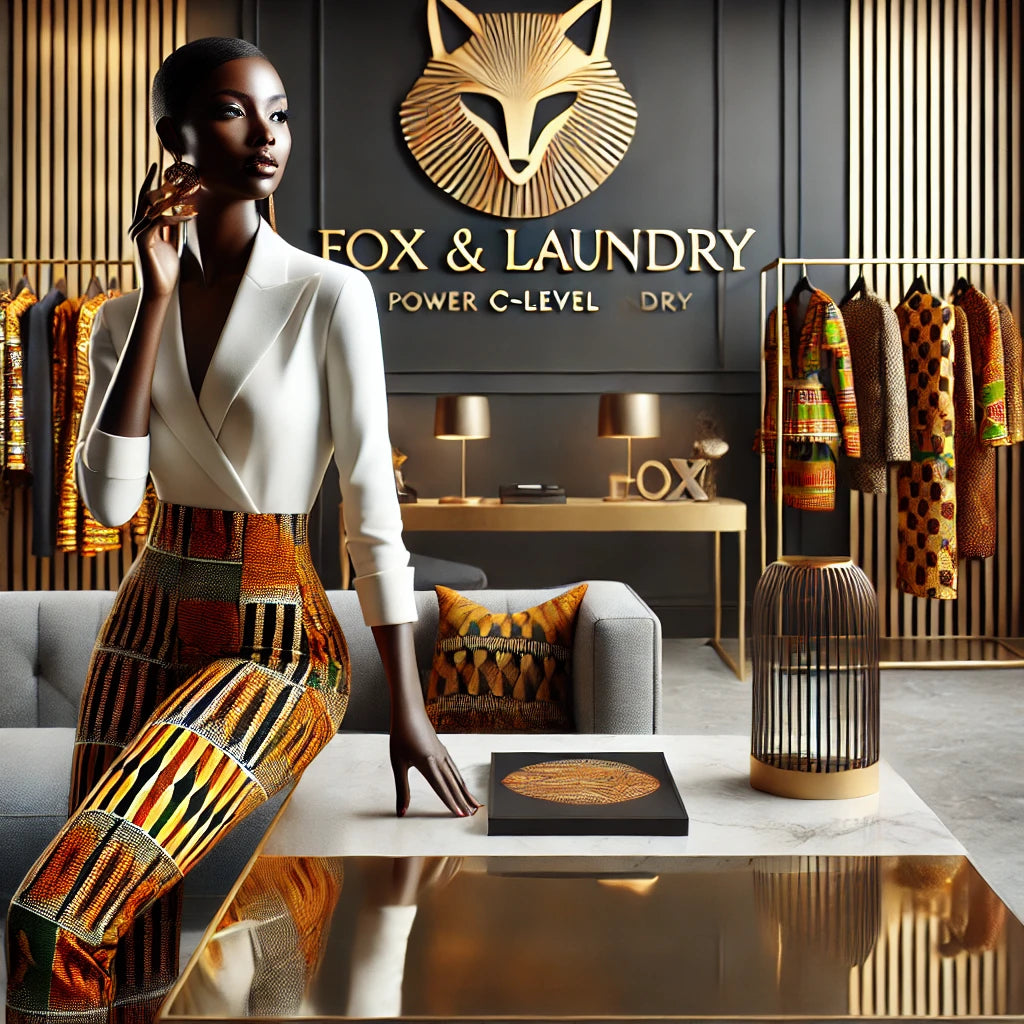 Fox & Laundry Chic  Organic Kentes office look