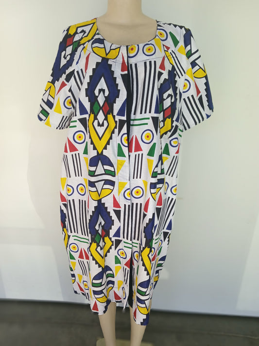 Ndebele fabric dress