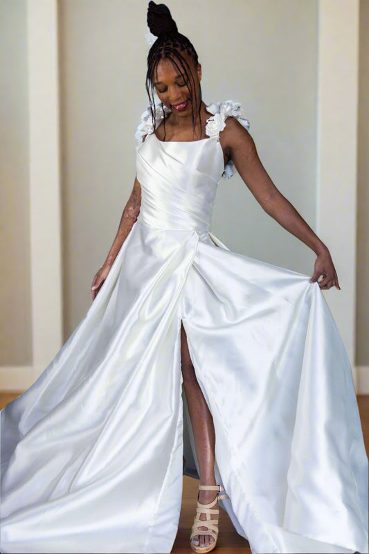 Ready to wear Satin Dress