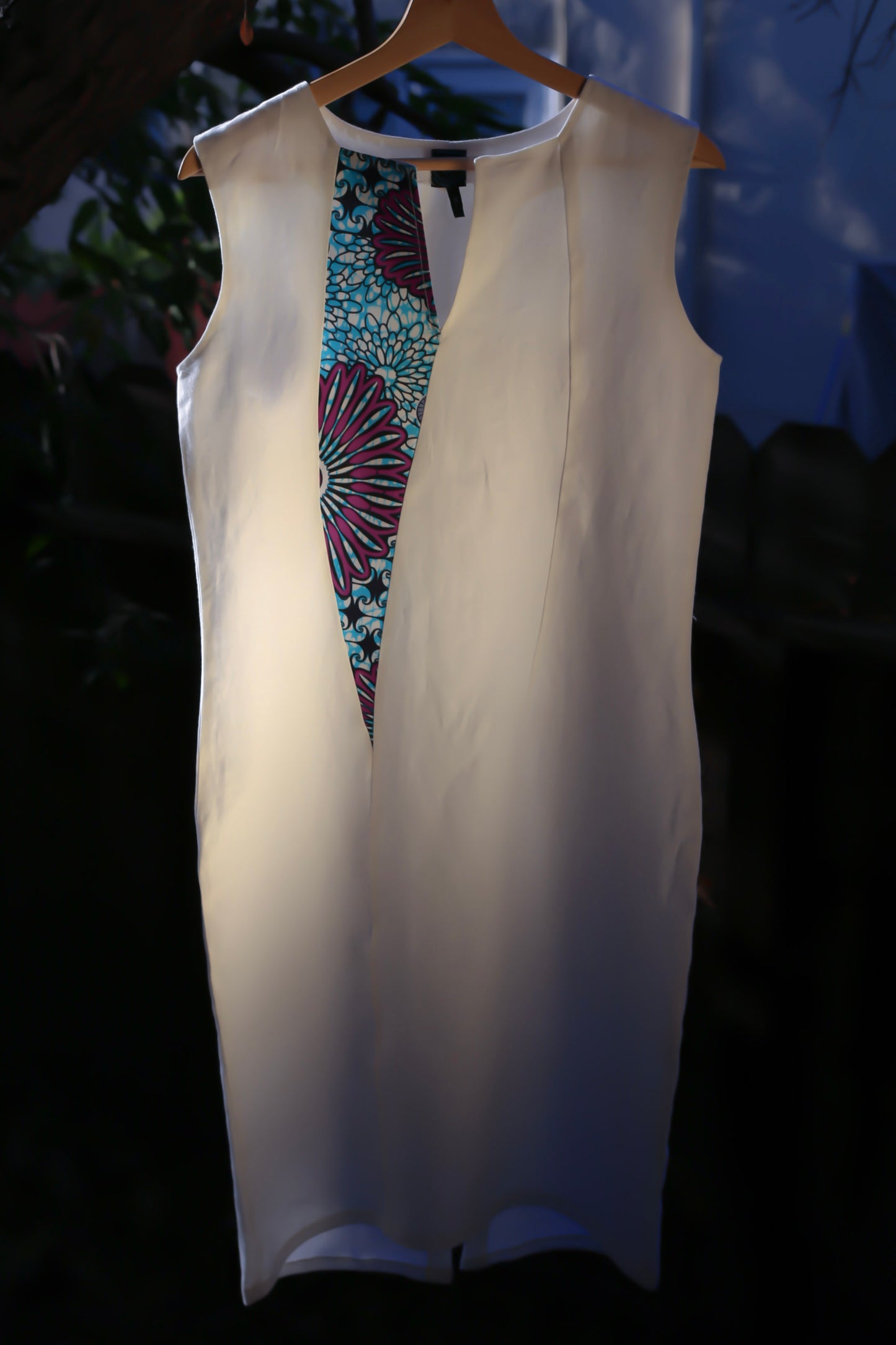 Linen & Ankara Dress