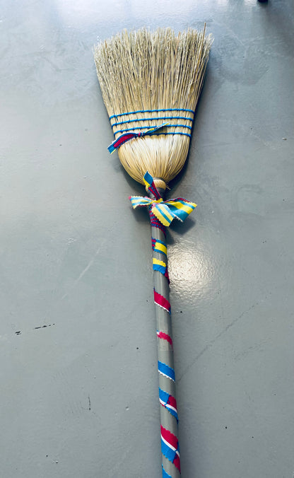 Wedding broom (broom, fabric & design)